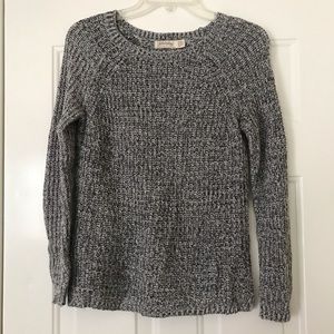 Faded Glory black and white sweater